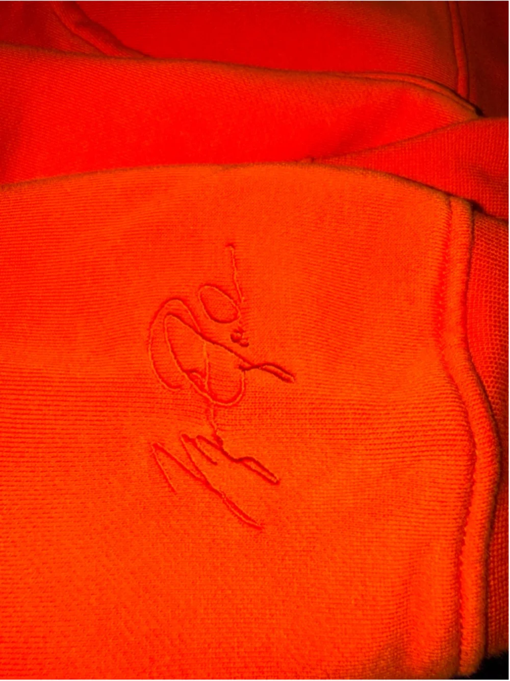 Men's Jordan Orange Hoodie L